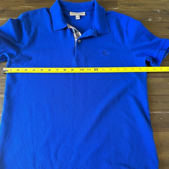 Burberry Blue Polo Shirt - Picture 9 of 11